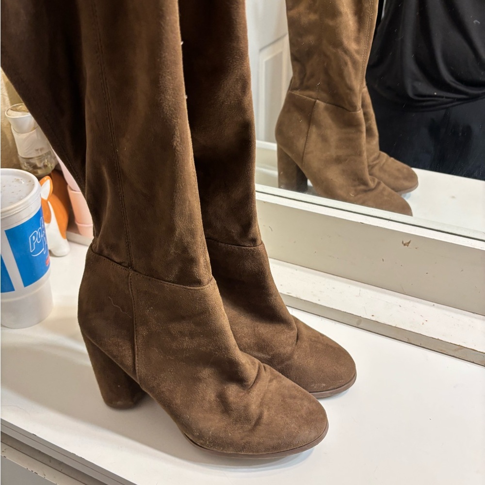 Brown Suede Women's Boots
